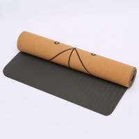 Non-slip Laminate Best No Crack Eco TPE Cork Mat Yoga