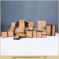 China wholesale high quality carbonized eco-friendly cork fabric