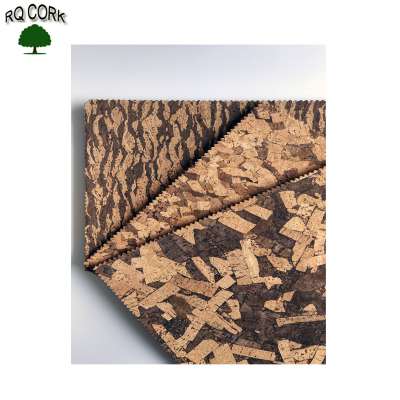 RQ CORK Eco-friendly Black Natural Cork 3D Wall Panel